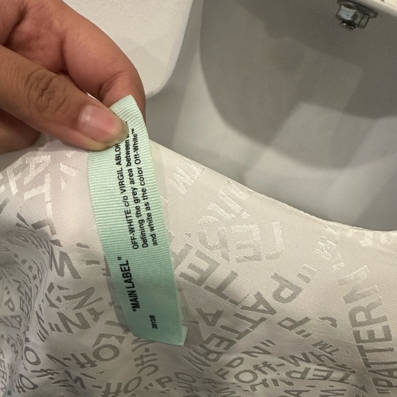 Off-white Virgil co Abloh blouse. size M - Picture 9 of 11